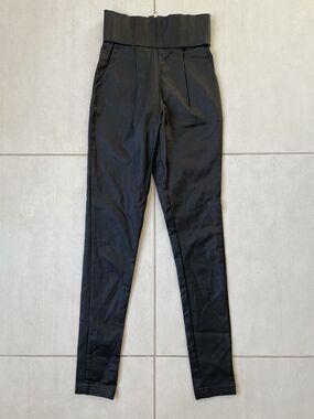 Asilio Revolve Pants Coated Skinny High Rise Stretch